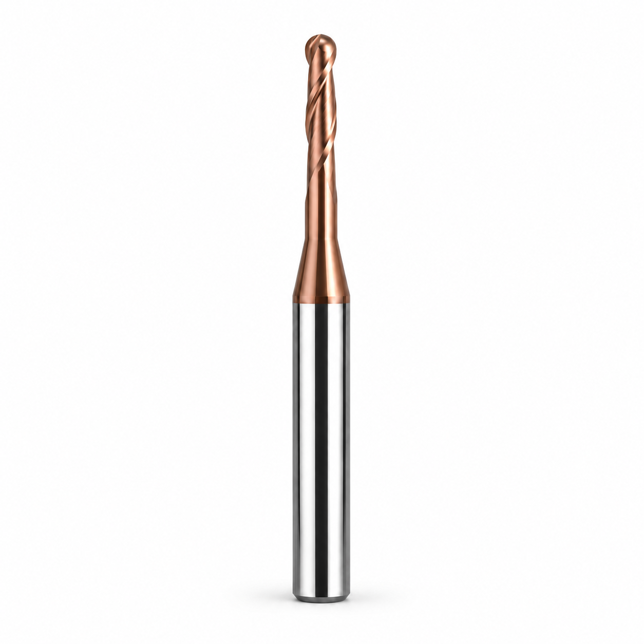 Microfresa Frontal Punta Semiesférica 2 Labios 3904.42 Ø 0,2x0,4x38 R0,1 Z2 K-PRO
